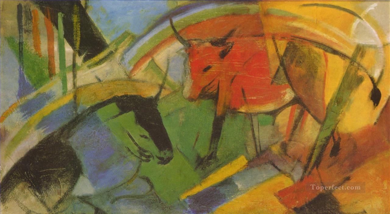 Rinder Franz Marc Oil Paintings